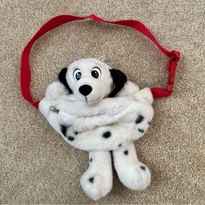 Vintage 90s Disney 101 Dalmatian Kids Plush Fanny Pack